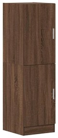 860118 vidaXL Кухненски шкаф, кафяв дъб, 38x41,5x131,5 см, инженерно дърво