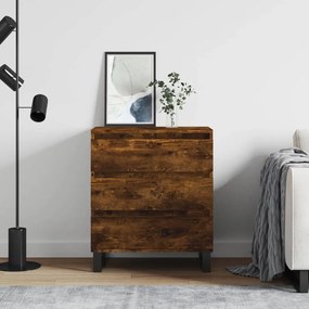 827193 vidaXL Сайдборд, опушен дъб, 60x35x70 см, инженерно дърво