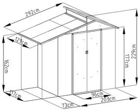 Градинска къща Oscar E-A – Rojaplast