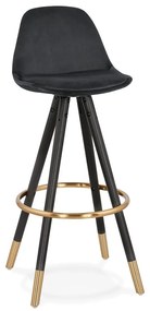 Черен бар стол , височина на седалката 75 cm Carry - Kokoon
