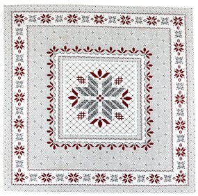 Тапицирана покривка с коледен мотив 90x90 cm