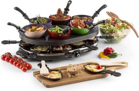 OneConcept Woklette, настолен грил, реклетов грил, уок, 1200 W, 6 души, незалепващ