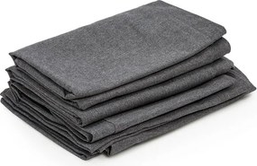 Blumfeldt Titania Dining Set, Калъфки за възглавници, 10-бр, 100% полиестер, тъмно сив