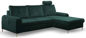 Ъглов диван Monte-Зелена