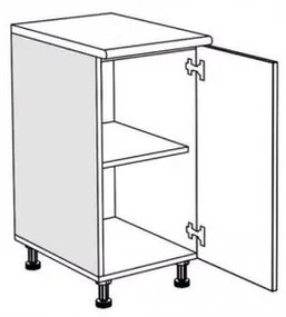 Долен шкаф IN D40К - 3 цвята