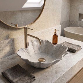 Умивалник за плот Rea Flower Grey
