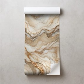 Самозалепващ тапет – Мраморна елегантност в златни тонове