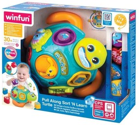 Winfun - Костенурка Сортер за Дърпане със Звук и Светлина 240301