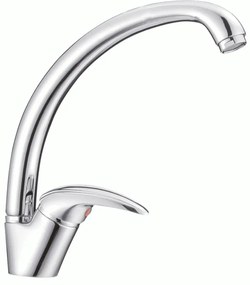 Смесител за кухня "ПИЕДМОНТ " ICF 7113022 7313, месингов, хром, 22.5х20.7см