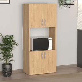 Кухненски шкаф от меламин Armado в цвят сапфирен дъб 60x32x140см.