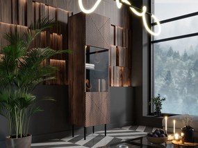 Витрина Art Deco-Кафяво