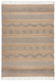 Килим в светлосив/естествен цвят 160x230 cm Medina - Flair Rugs
