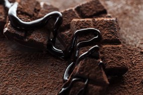 Фототапет – Вкусни парчета шоколад