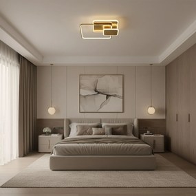 Плафон APP1714-C Brush Gold LED