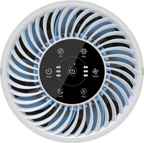 Пречиствател на въздух Tesla Тара Lite 3, 30W, HEPA филтър, Таймер, До 12 м2, Бял