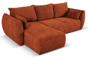 Оранжев ъглов диван (ляв ъгъл) Matera - Cosmopolitan Design