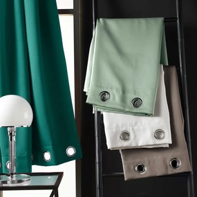 Тъмнозелено затъмняващо перде 135x180 cm Occult – douceur d'intérieur