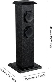 Външен контакт (височина 40 cm) PARK 4 – EGLO