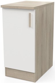 Подов шкаф Poppy 40-Fusiko-Leuko