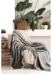 Черно/бежово покривало за легло 170x210 cm Etnik – Mijolnir