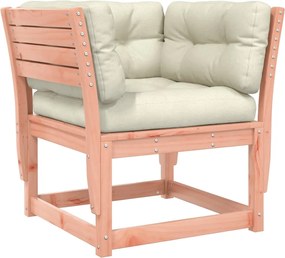 844697 vidaXL Градинско кресло с подлакътник, с възглавници, дуглас масив