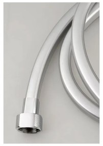 Пластмасов душ маркуч в сребрист цвят Quadroflex – Sapho