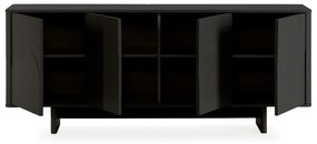 Черен скрин 180x75x40 cm Solei – MOME