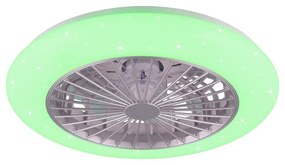 Бяло LED осветително тяло за таван Stralsund – Trio