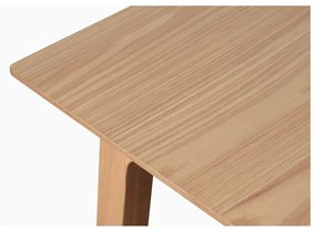 Сгъваема маса за хранене с дъбов плот 95x190 cm Bari - Unique Furniture
