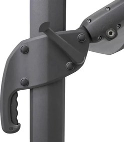 Градински чадър със странична стойка Hesperide Melhia, Накланящ се - Шисти/Лен