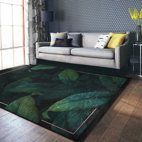 Килим подходящ за пране петролен 120x180 cm Unique – Mila Home