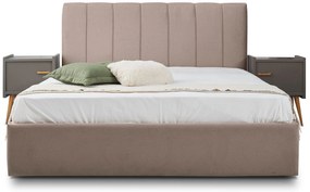 Тапицирано легло New York-Mocca-150 x 200-Με μηχανισμό ανύψωσης