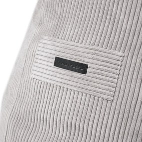 Кафяв пуф от рипсено кадифе Snug 100 – SLOWDOWN