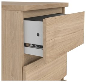 Скрин от дъбов декор в естествен цвят 40x70x50 cm Naia – Tvilum