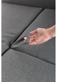 Тъмно сив променлив диван ъглов диван Pop - Bonami Selection