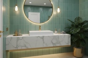 Умивалник МРАМОРЕН КОМПОЗИТ REA Goya 70cm