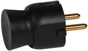 Legrand Щепсел черен 2P+Т 16A 250V 90'' изход на кабела /25бр/  - 050178