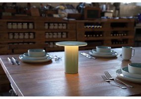 Зелена LED затъмняваща се настолна лампа (височина 18 cm) Fungo – Remember