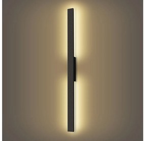 Brilagi - LED външно стенно осветително тяло LUNA LED/24W/230V 3000K IP65 черно