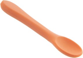 Оранжева детска лъжичка от силикон – Orion