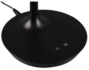 Черна настолна LED лампа (височина 38 cm) Toro - Trio