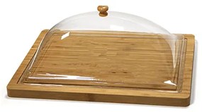 Horecano - Бамбукова дъска за сервиране на сирена правоъгълна 36x26,7xh12см (B3303)