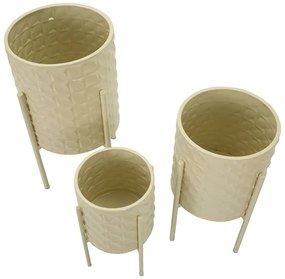 Метални покрития за кашпи в комплект от 3 бр. ø 36 cm Betsy – Mauro Ferretti