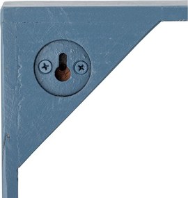 Син на няколко нива стенен рафт от рециклирано дърво 70 cm Bekka – Bloomingville