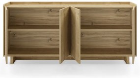 Скрин от дъбов декор в естествен цвят 180x80x40 cm Daira – Marckeric