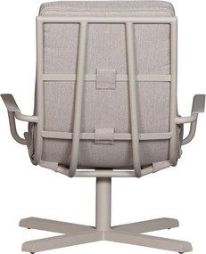 Светлосиво метално градинско кресло Coosa – Exotan