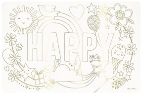 Хартиени подложки за хранене в комплект 8 бр. 28x42.5 cm Happy Icons – Meri Meri