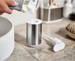 Диспенсер за сапун от неръждаема стомана в сребрист цвят 300 ml Duo Steel – Joseph Joseph
