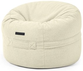 Кремав детски пуф от букле Roll 80 – SLOWDOWN