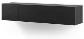 Черна маса за телевизор 180x38x35 cm Daroca – Marckeric